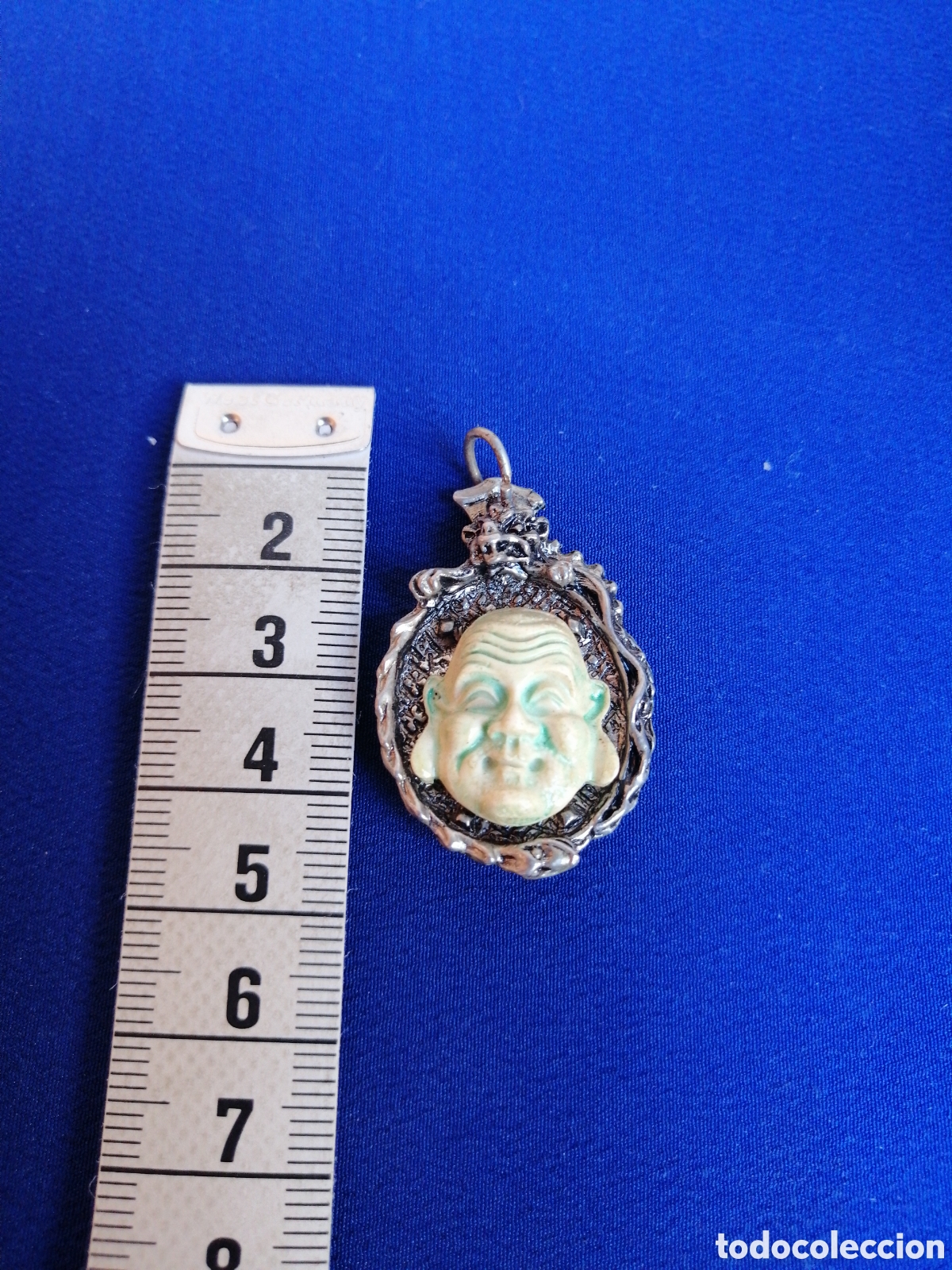 Joyeria: BUDA- ROSTRO ASI&Aacute;TICO COLGANTE ANTIGUO - Foto 3