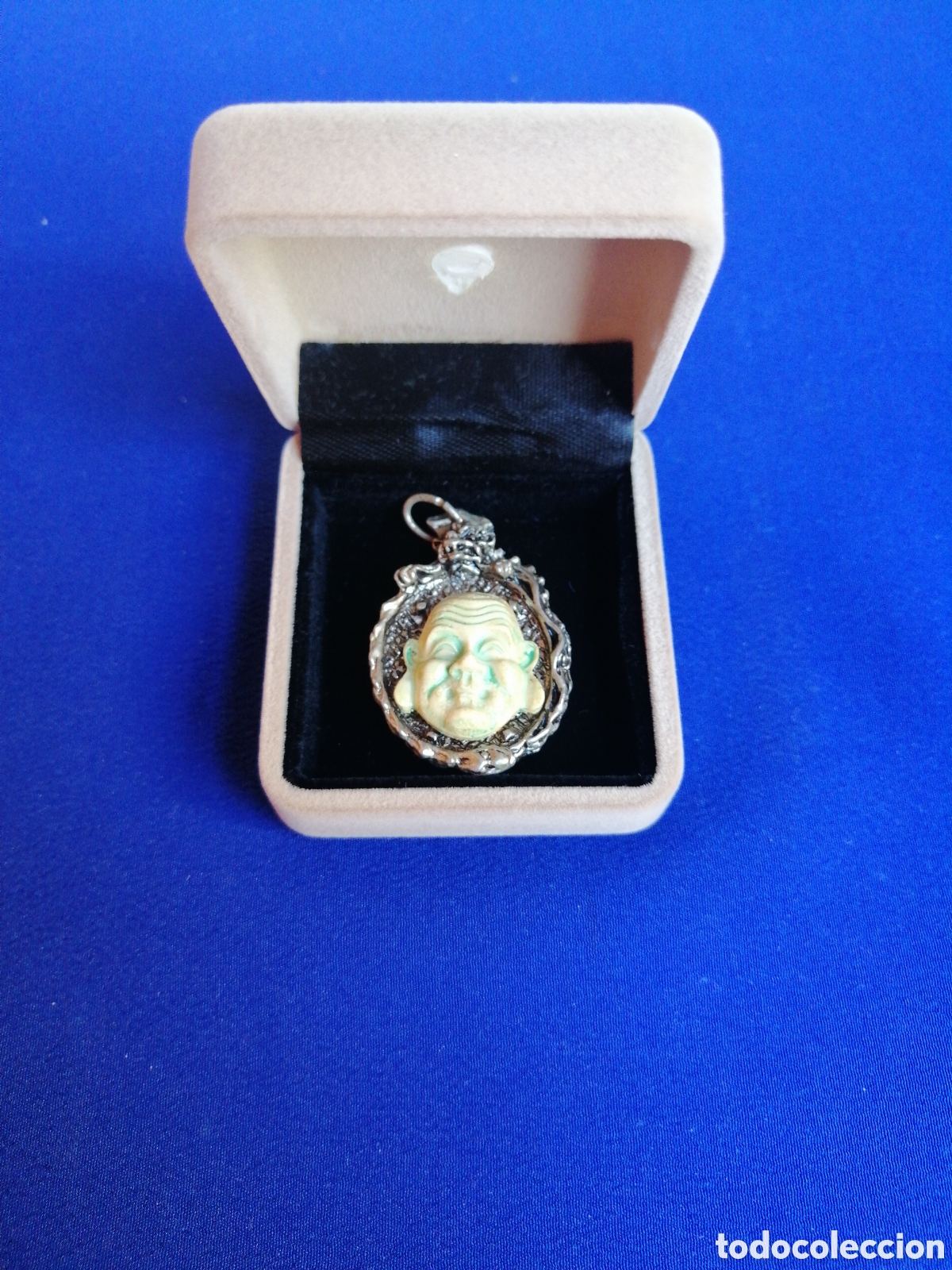 Joyeria: BUDA- ROSTRO ASI&Aacute;TICO COLGANTE ANTIGUO - Foto 1