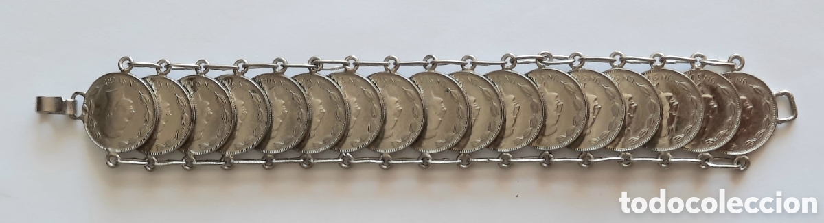 Joyeria: Pulsera 17 monedas Ecuador un Sucre - Foto 2