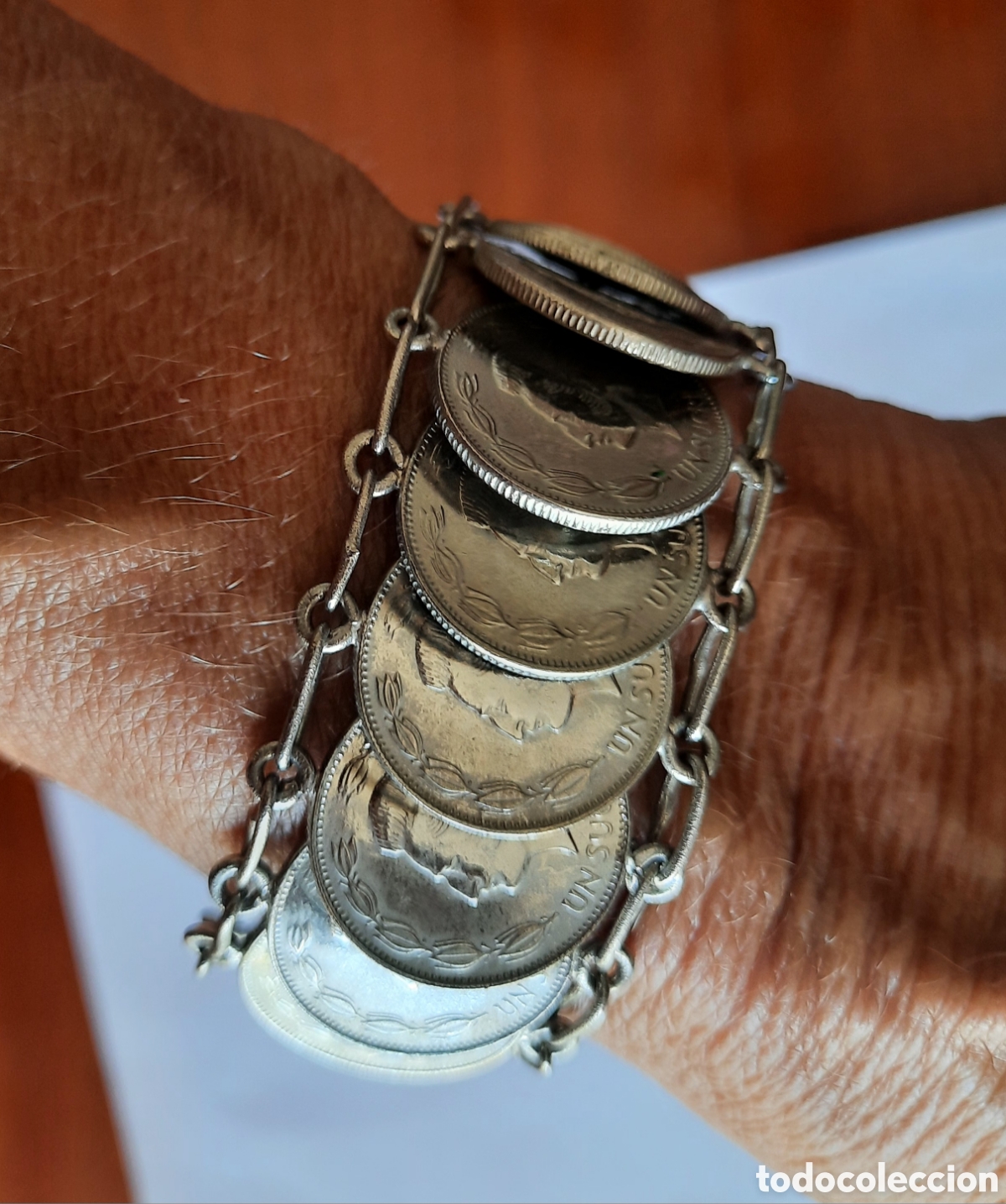 Joyeria: Pulsera 17 monedas Ecuador un Sucre - Foto 3