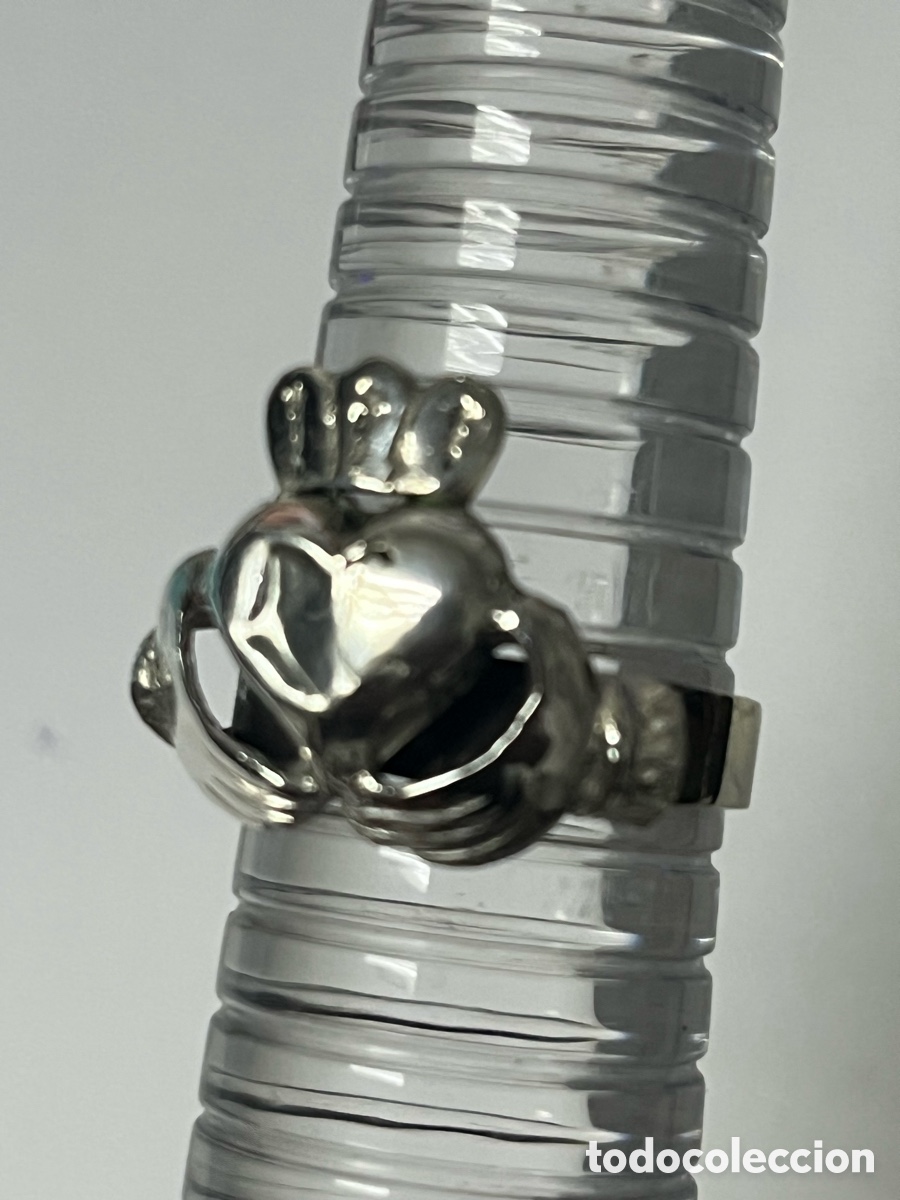 Joyeria: Anillo de plata coraz&oacute;n de Mar&iacute;a y brazo lat&oacute;n S311 - Foto 6