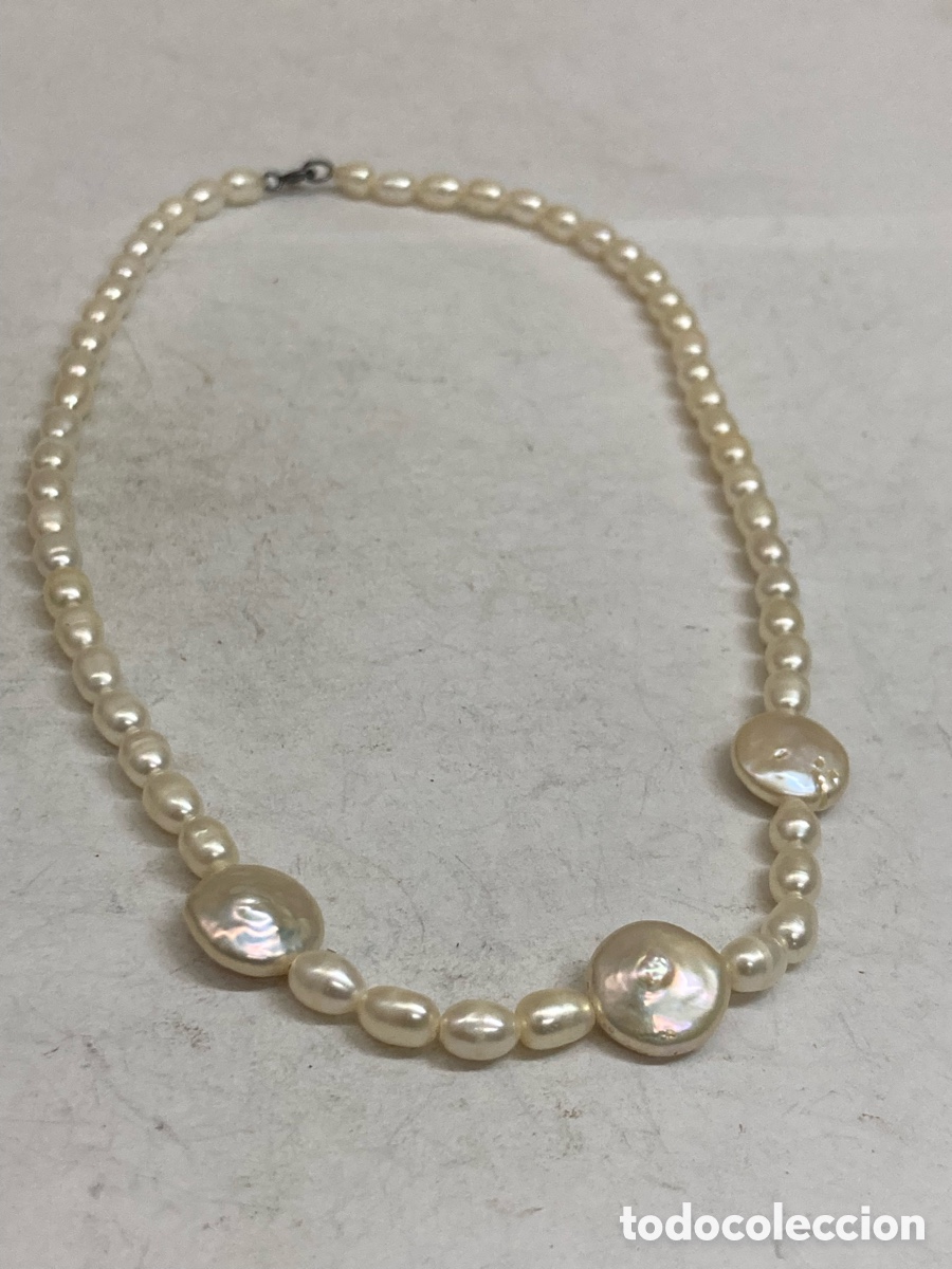 Joyeria: Collar de plata y perlas CC318 - Foto 1