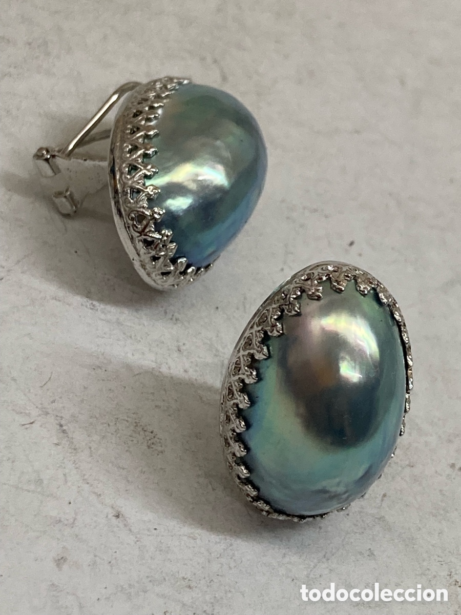 Joyeria: Pendientes de plata y perla P320 - Foto 1