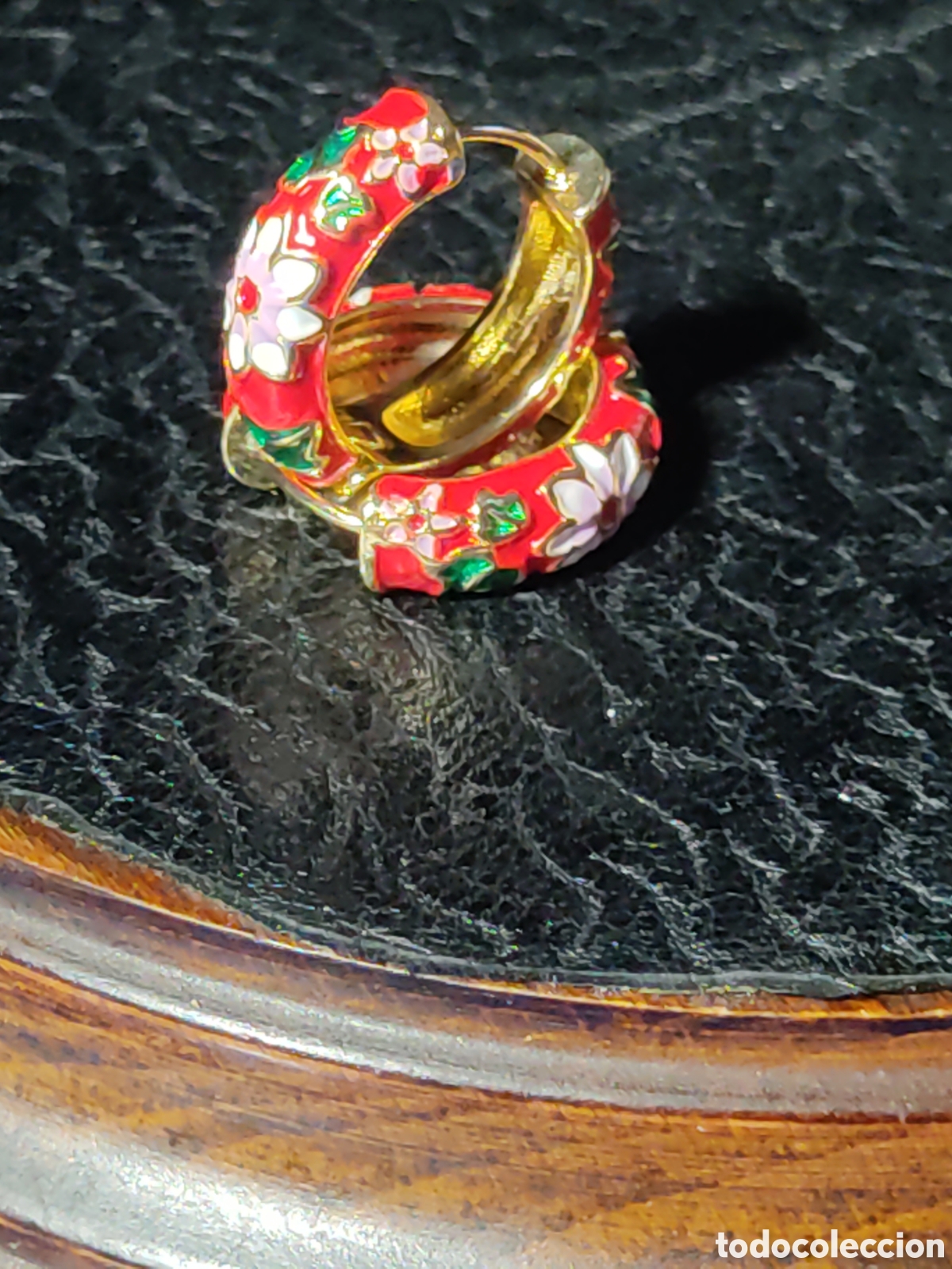 Joyeria: Pendientes esmaltados o Cloisonne. - Foto 4