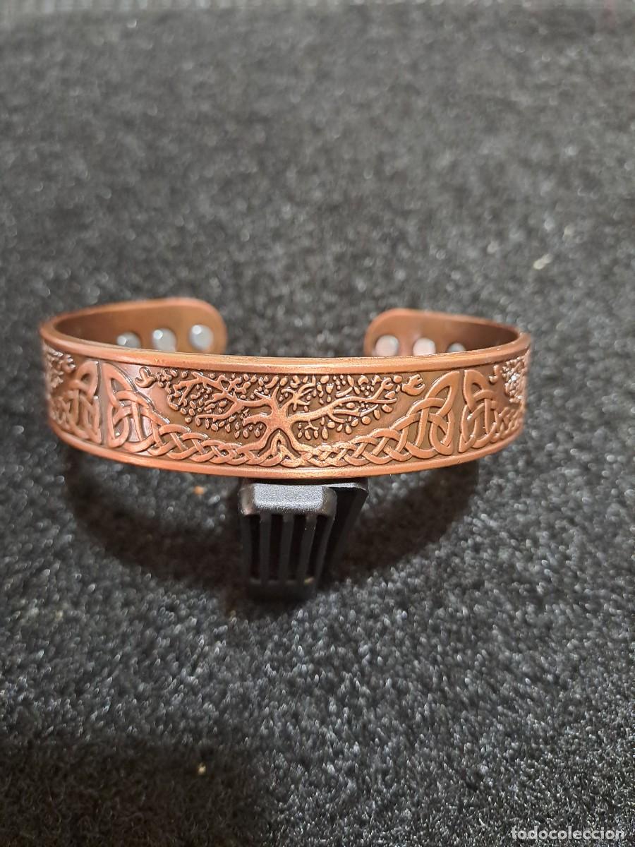 Joyeria: Pulsera magn&eacute;tica ajustable Arbol de la Vida, nueva - Foto 7