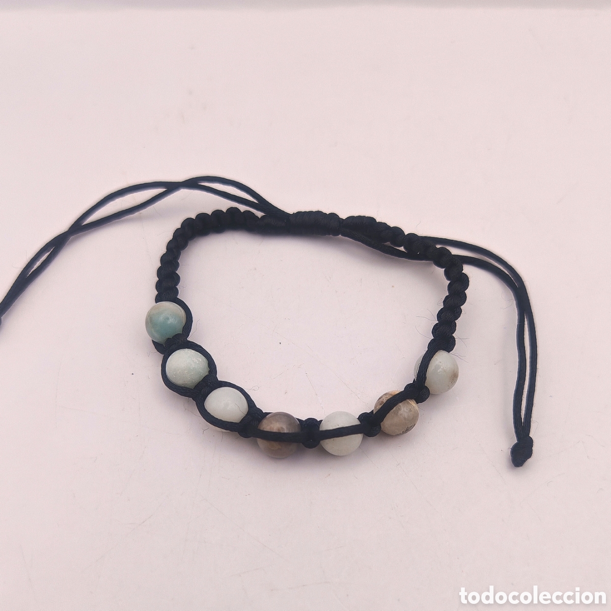 Joyeria: Pulsera de Amazonita en Macram&eacute; - Foto 2
