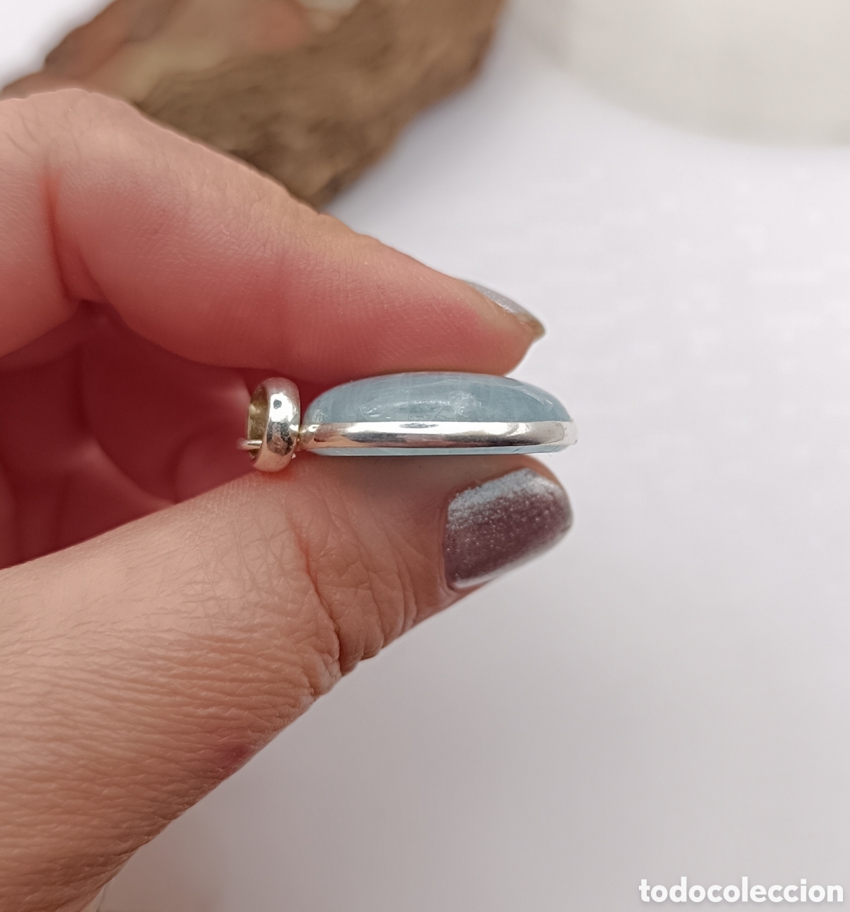 Joyeria: Collar de Cianita en Plata de Ley - Foto 7