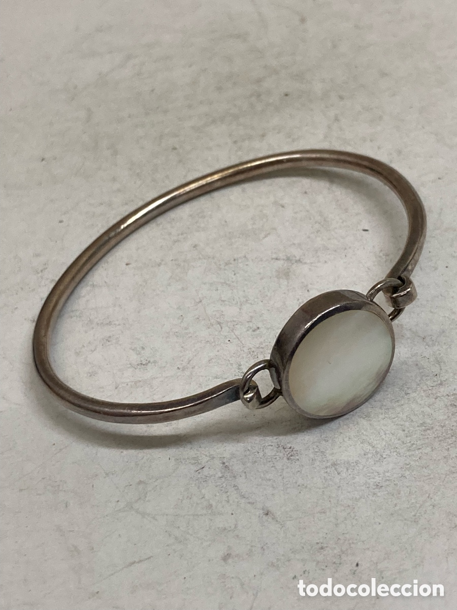 Joyeria: Pulsera de plata y n&aacute;car Pul321 - Foto 1