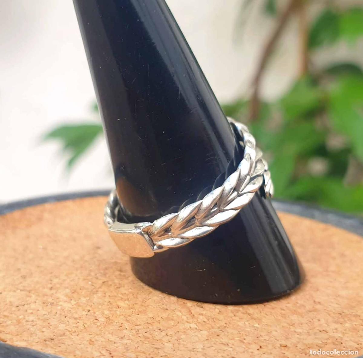 Joyeria: Anillo plata 925 hojas de laurel entrelazadas - Foto 10