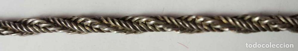 Joyeria: PULSERA DE CORDON EN PLATA. A&Ntilde;OS 60 / 70. - Foto 2