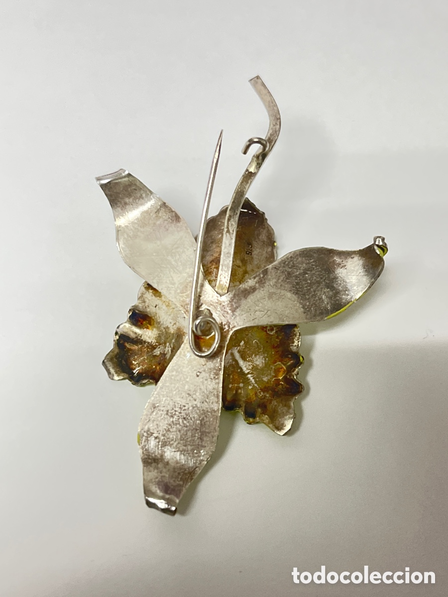 Joyeria: Broche de plata esmaltado /B205 - Foto 4