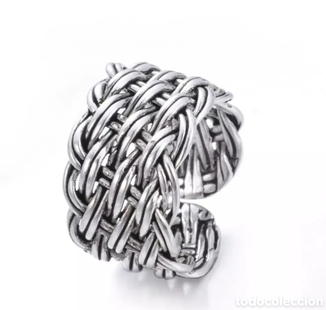 Joyeria: FANT&Aacute;STICO ANILLO DE PLATA TIBETANA. REF S6 EOS ANILLOS - Foto 3