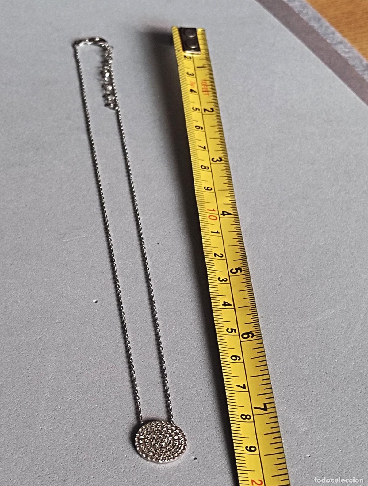 Joyeria: Colgante, con cadena, plata de ley con circonitas. - Foto 4