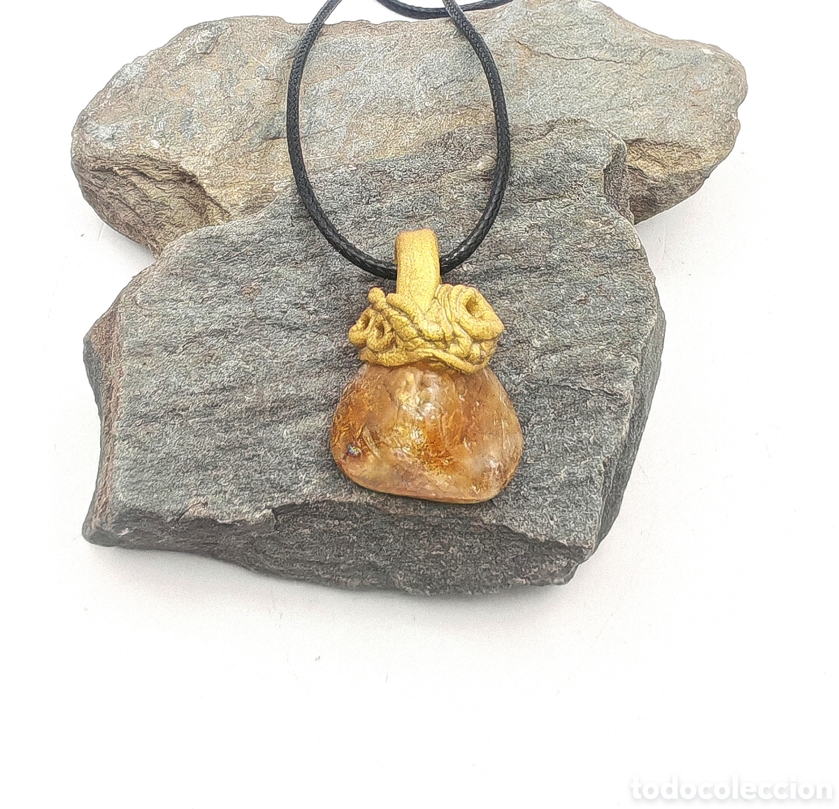 Joyeria: Collar Mineral de Citrino, Arcilla - Foto 1