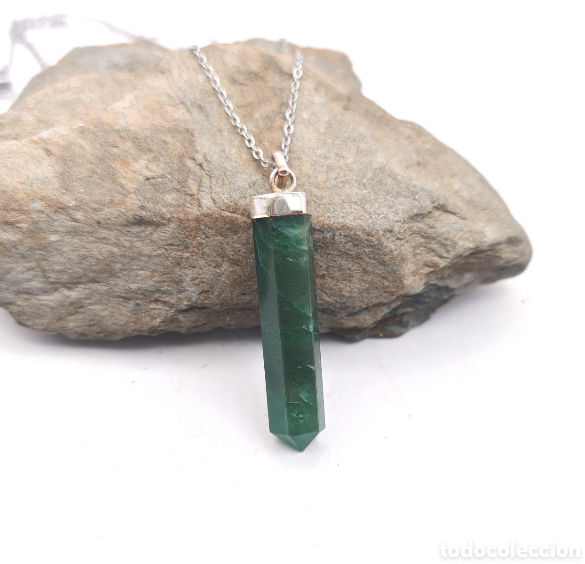Joyeria: Collar de Jade en Plata de Ley - Foto 1