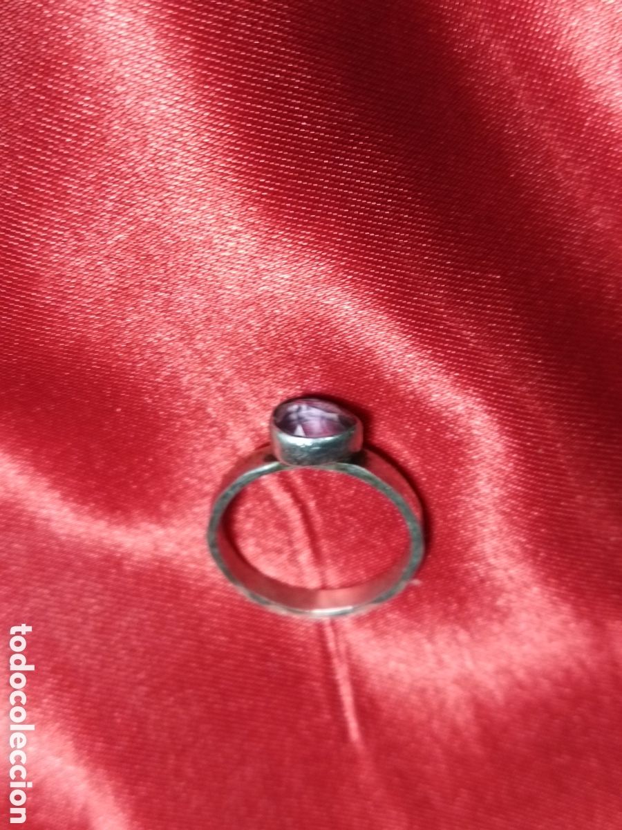 Joyeria: Anillo de plata y amatista - Foto 1