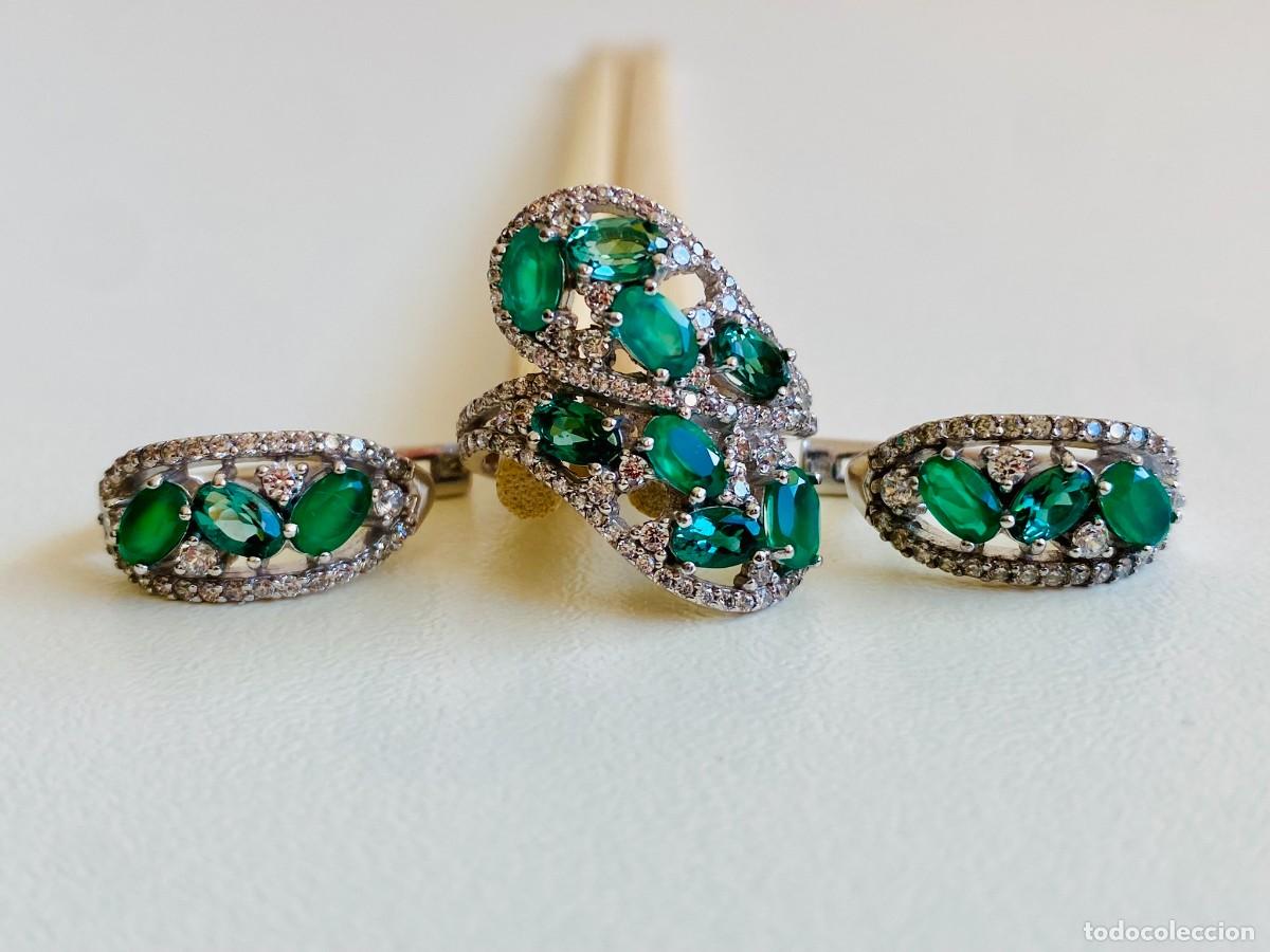 Joyeria: Pendientes y anillo de plata 925 - Foto 1