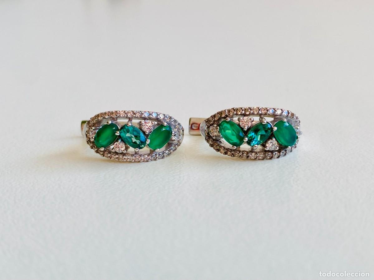 Joyeria: Pendientes y anillo de plata 925 - Foto 2