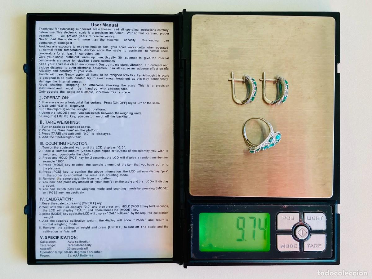 Joyeria: Pendientes y anillo de plata 925 - Foto 11