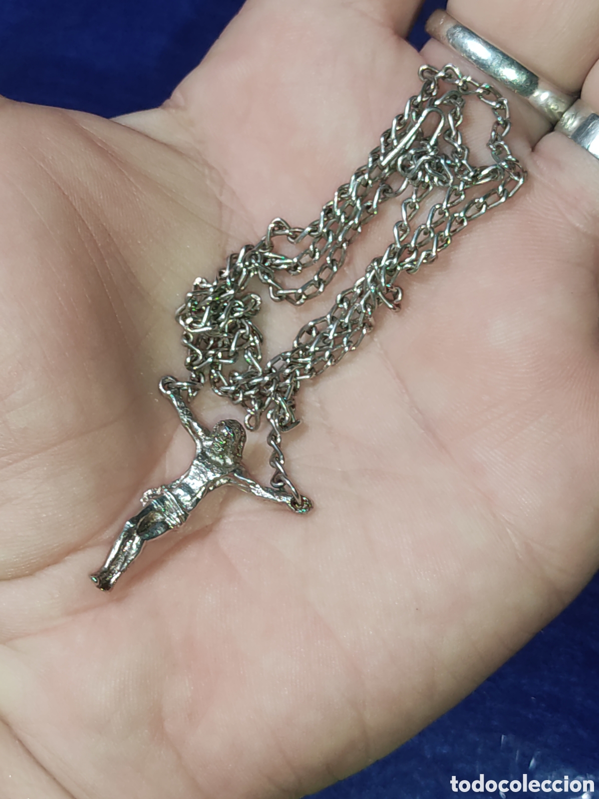 Joyeria: Collar & cadena cristo de Dali.Vintage. - Foto 8