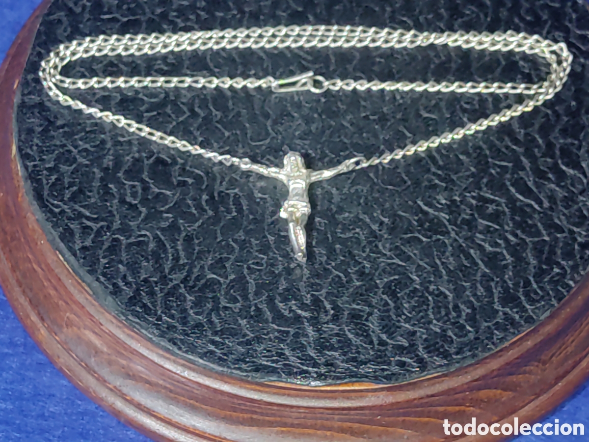 Joyeria: Collar & cadena cristo de Dali.Vintage. - Foto 1