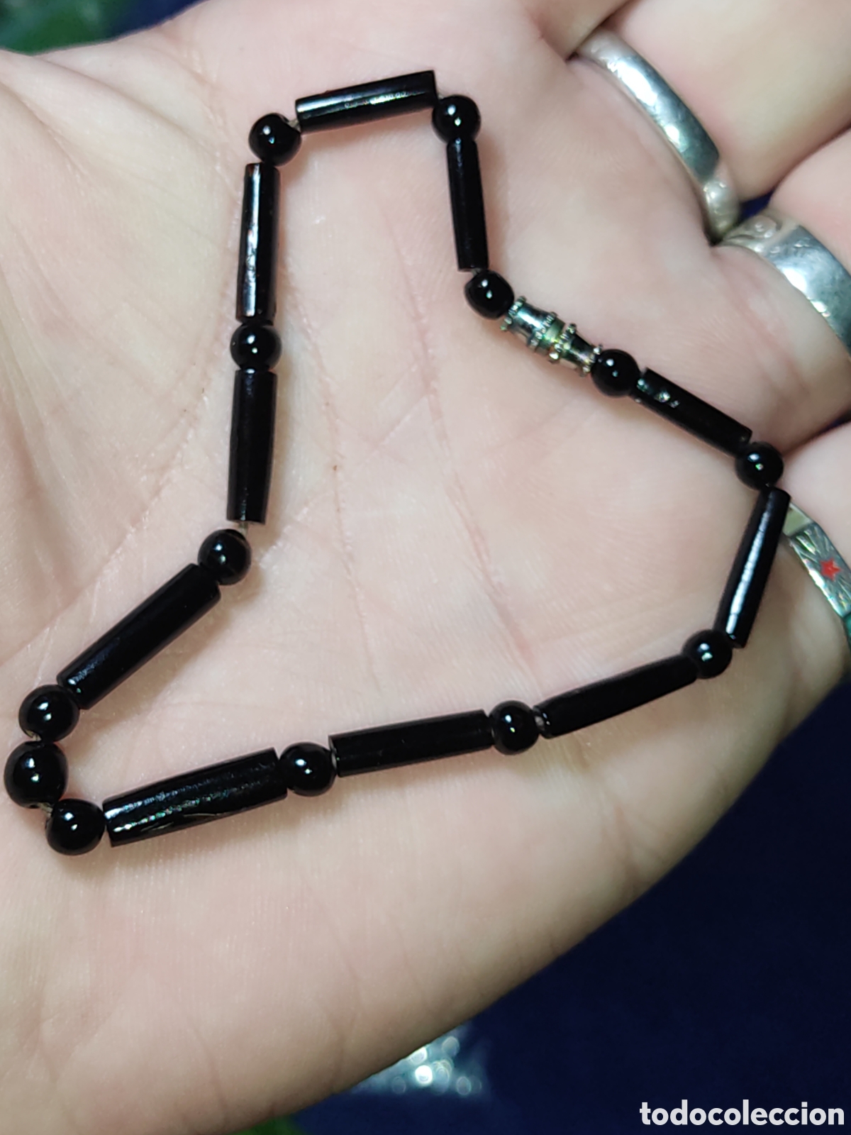 Joyeria: Pulsera de coral negro.Vintage. - Foto 5
