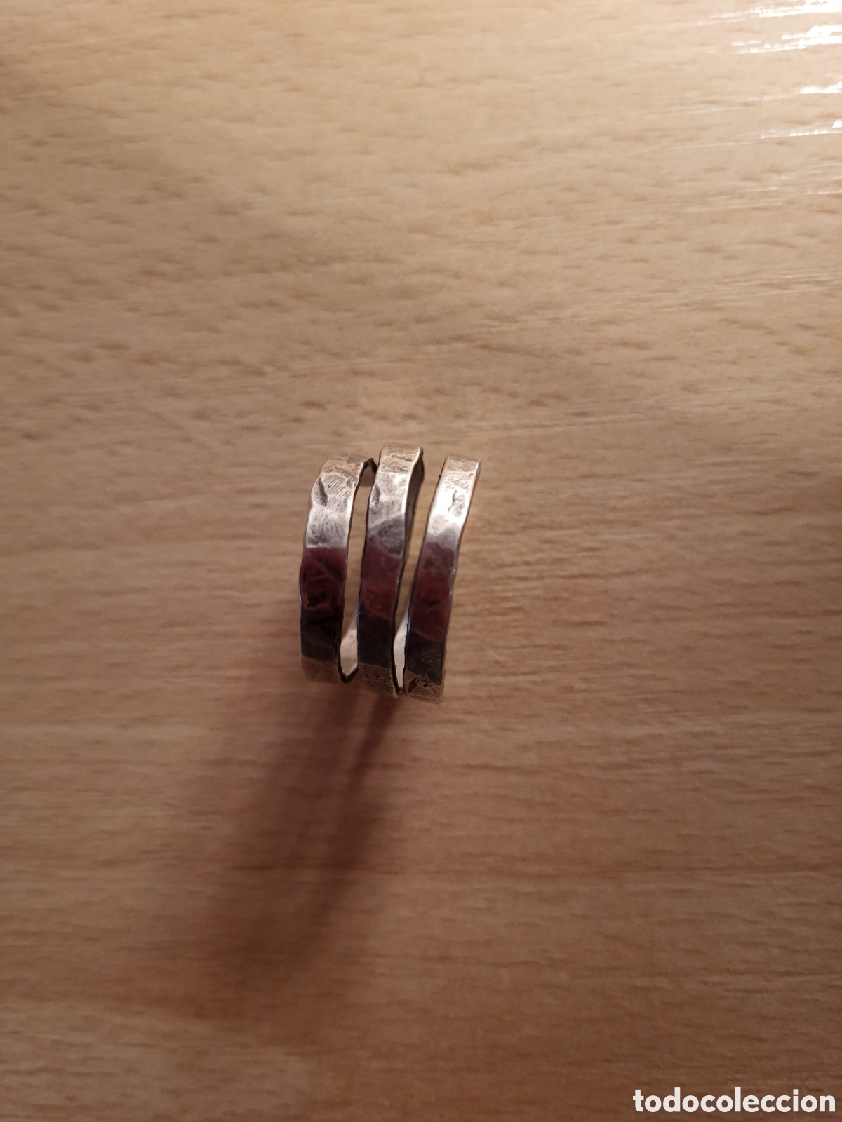 Joyeria: ANILLO DE PLATA GRABADA, COMO NUEVO. TALLA 17 ADAPTABLE - Foto 2