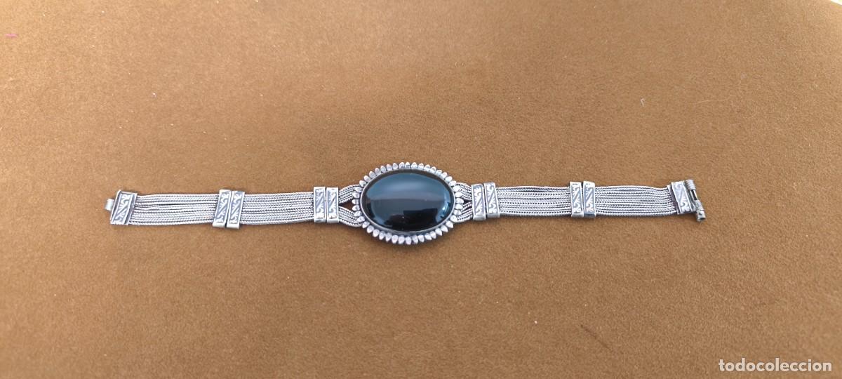 Joyeria: PULSERA EN PLATA Y OVALO EN ONIX NEGRO - Foto 2