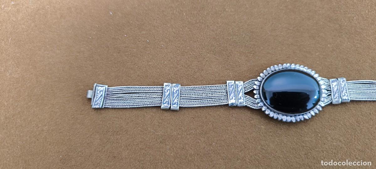 Joyeria: PULSERA EN PLATA Y OVALO EN ONIX NEGRO - Foto 3
