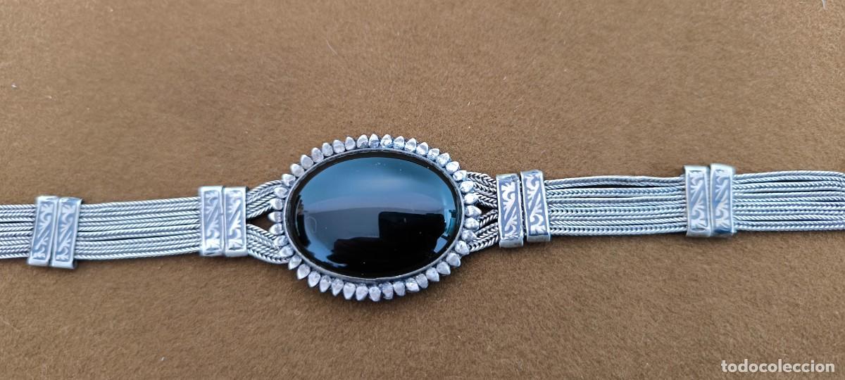 Joyeria: PULSERA EN PLATA Y OVALO EN ONIX NEGRO - Foto 4