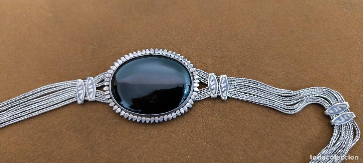 Joyeria: COLLAR EN PLATA Y OVALO EN ONIX NEGRO - Foto 3