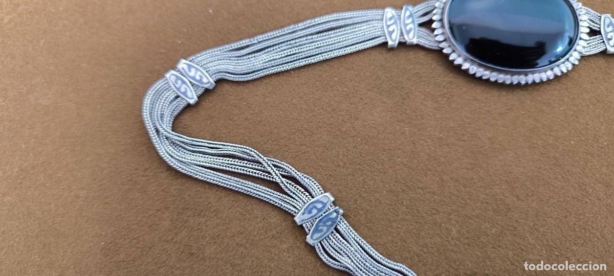 Joyeria: COLLAR EN PLATA Y OVALO EN ONIX NEGRO - Foto 4