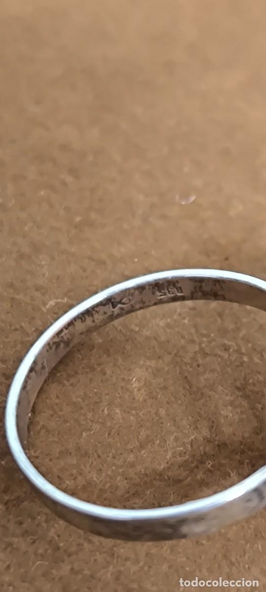 Joyeria: ANILLO DE PLATA Y AMBAR CON MARCAS - Foto 6
