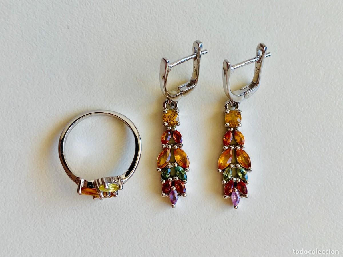Joyeria: Pendientes y anillo de plata 925 - Foto 1