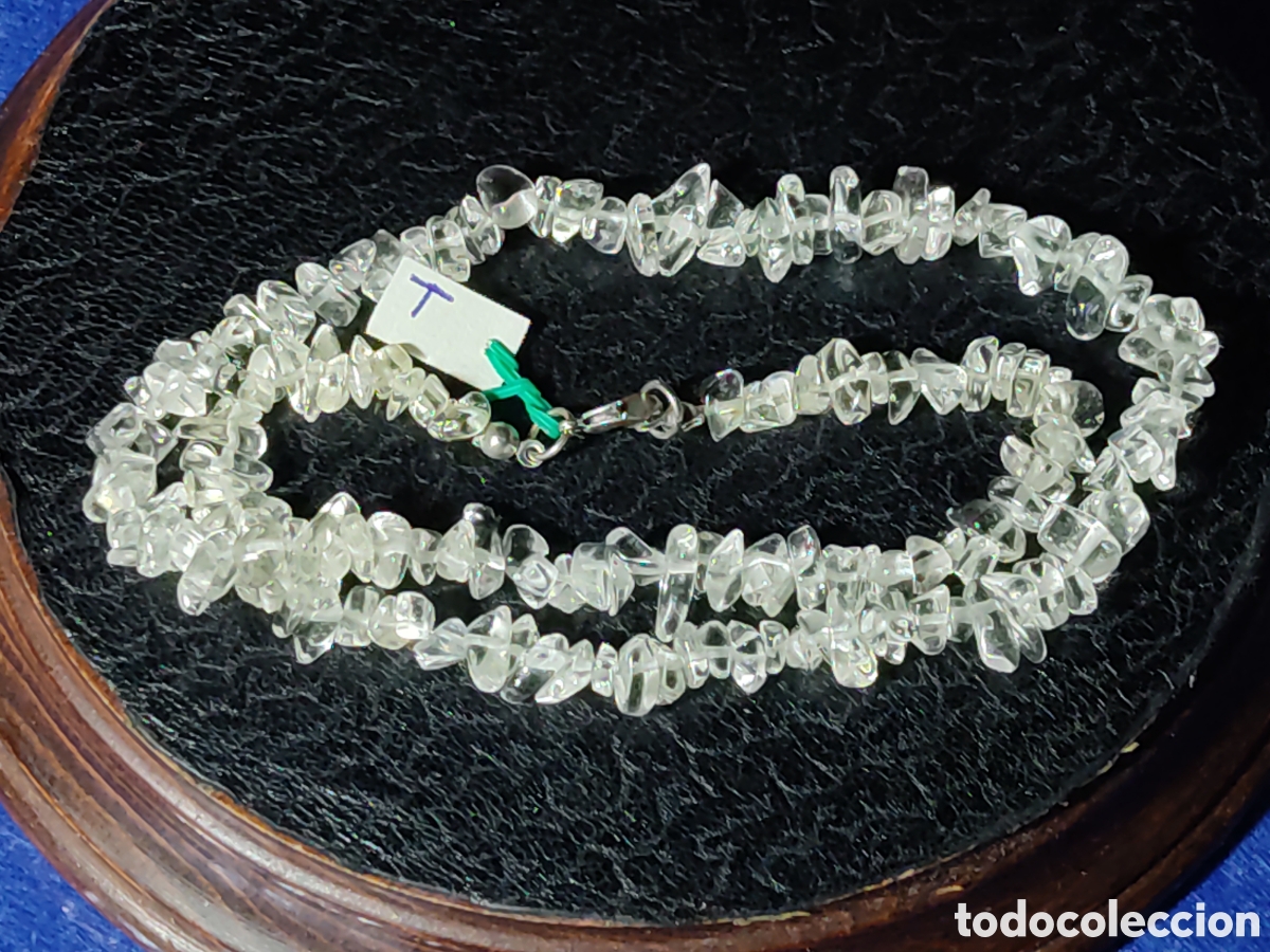 Joyeria: Collar de cristal de roca.Vintage. *T* - Foto 2