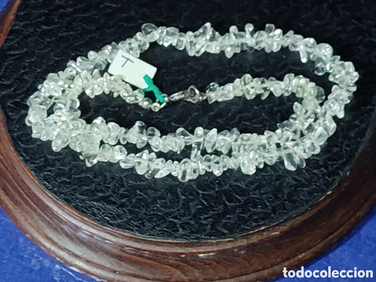 Joyeria: Collar de cristal de roca.Vintage. *T* - Foto 3