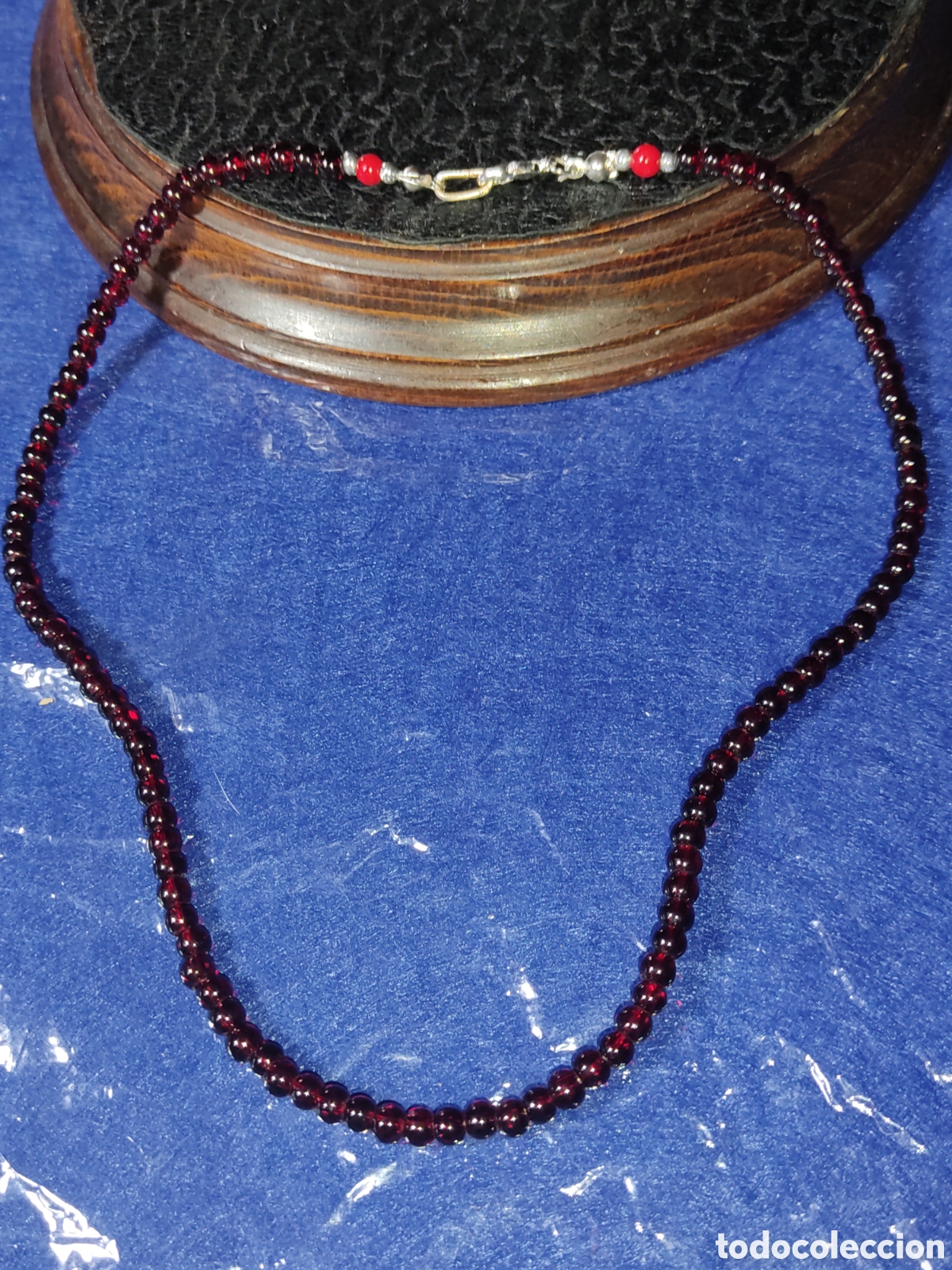 Joyeria: Collar de granates 5.mm.Vintage. - Foto 2