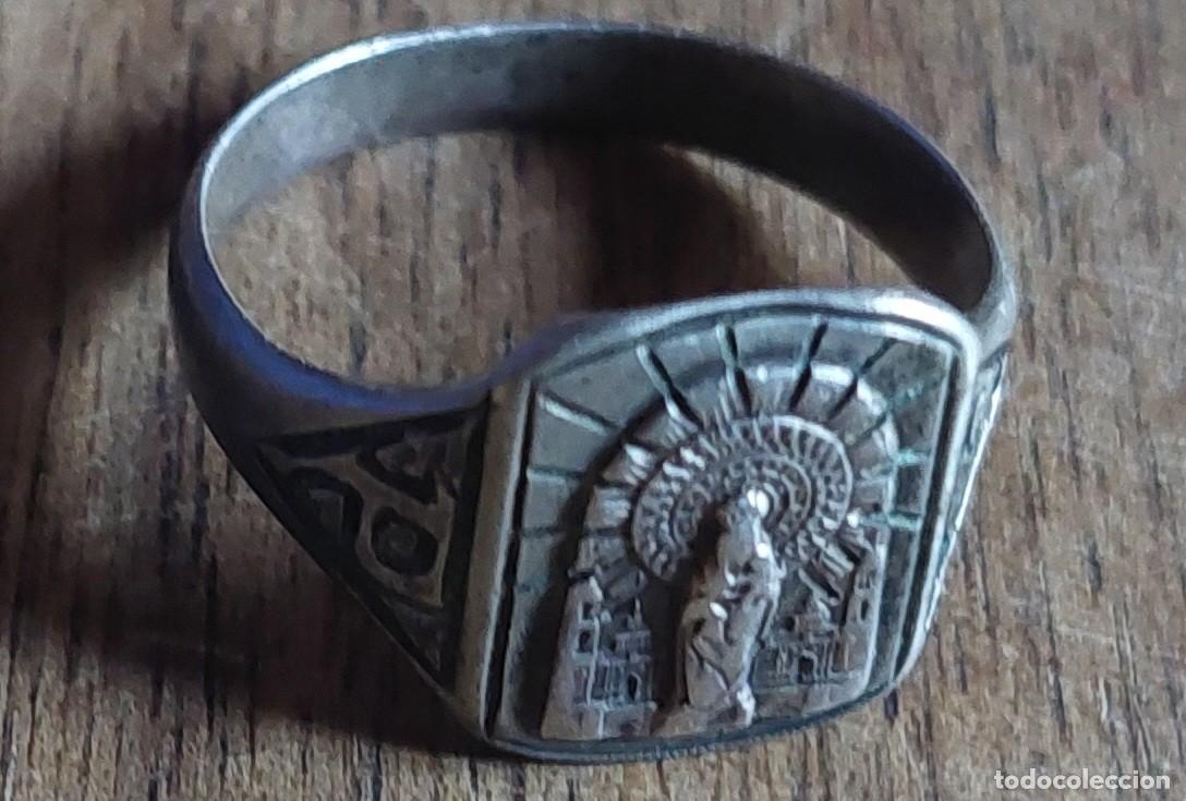 Joyeria: Anillo plata Virgen del Roc&iacute;o a&ntilde;os 30 - Foto 1