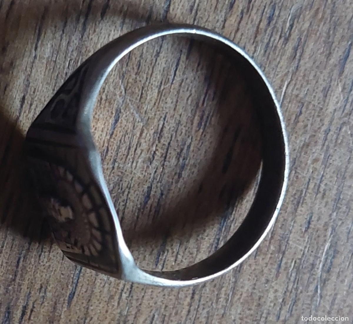 Joyeria: Anillo plata Virgen del Roc&iacute;o a&ntilde;os 30 - Foto 3