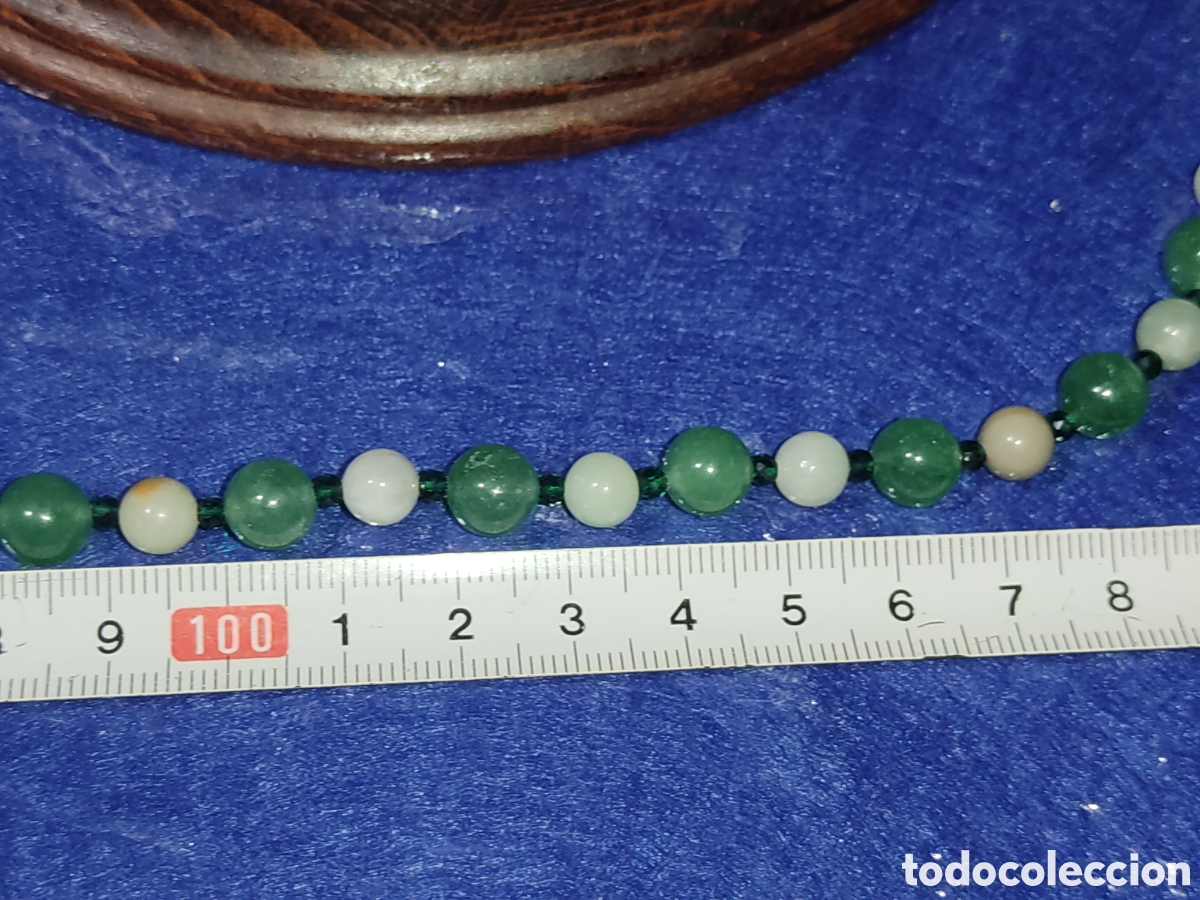 Joyeria: Collar de jadeita y Amazonita natural.*V* - Foto 3