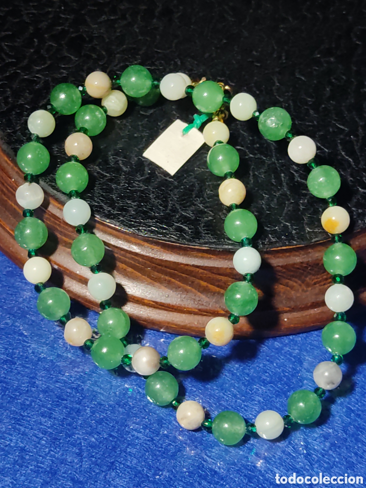 Joyeria: Collar de jadeita y Amazonita natural.*V* - Foto 5