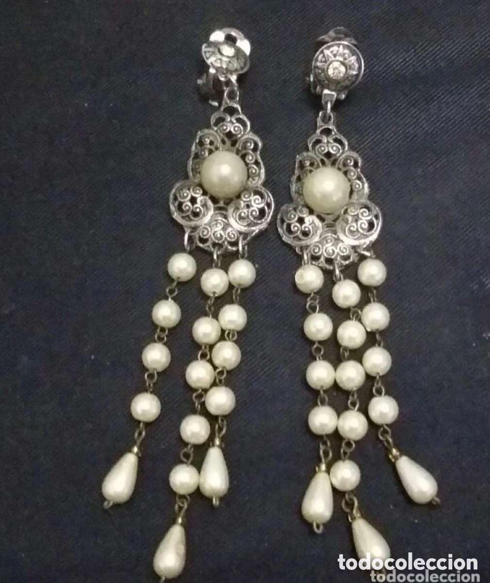Joyeria: Pendientes de plata y perlas - Foto 3
