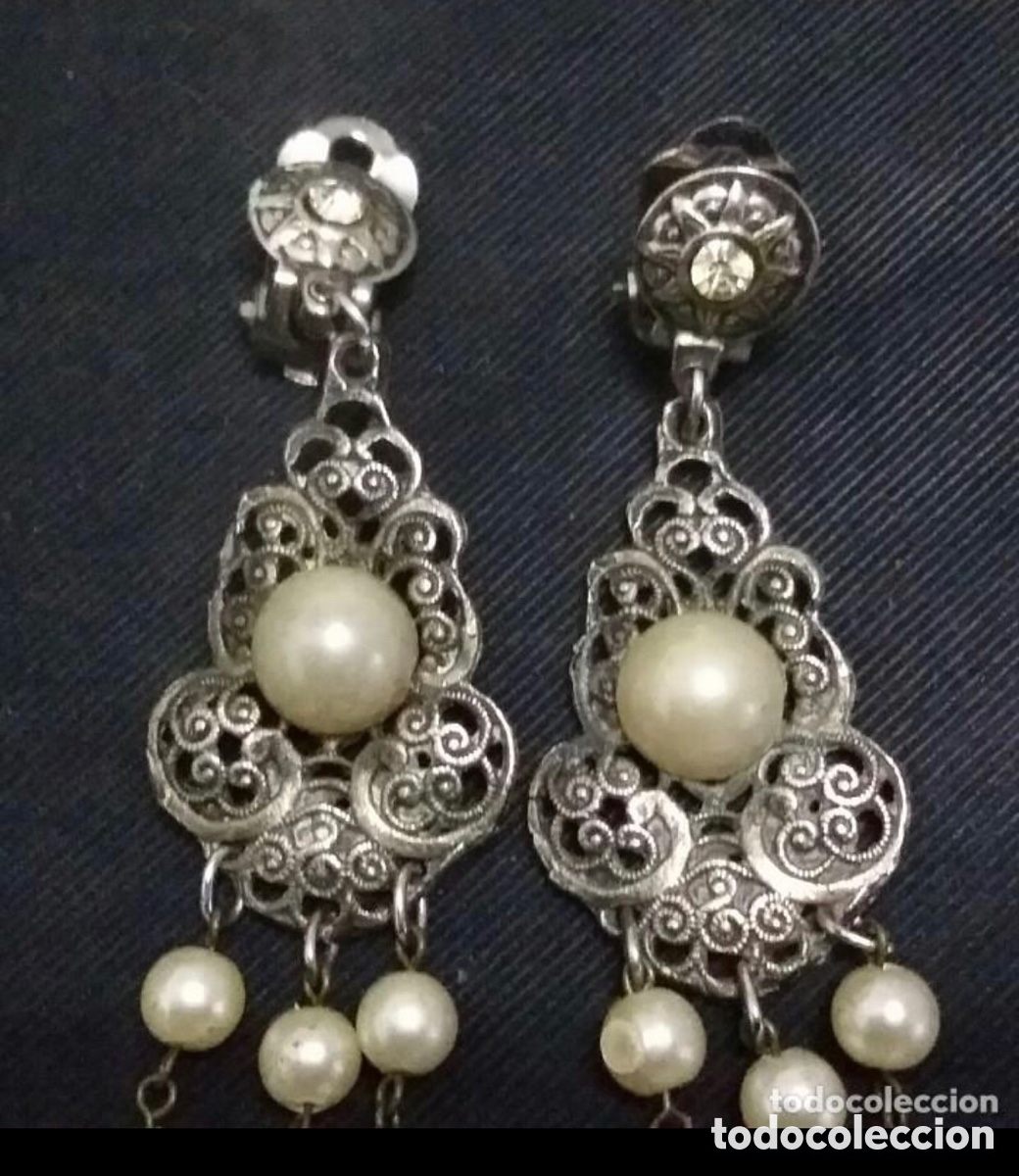 Joyeria: Pendientes de plata y perlas - Foto 4