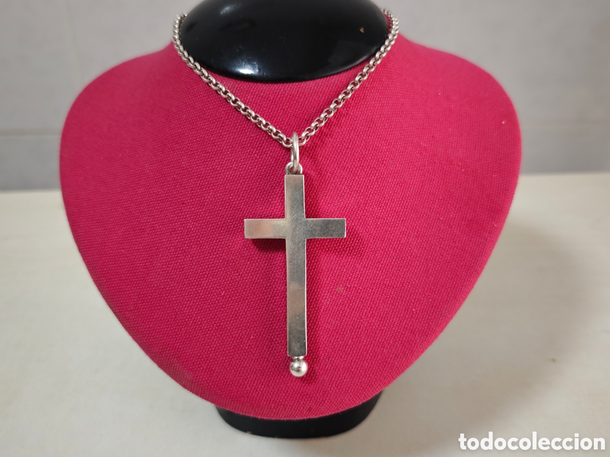 Joyeria: CRUZ Y CADENA DE PLATA DE LEY 60 CM - Foto 2