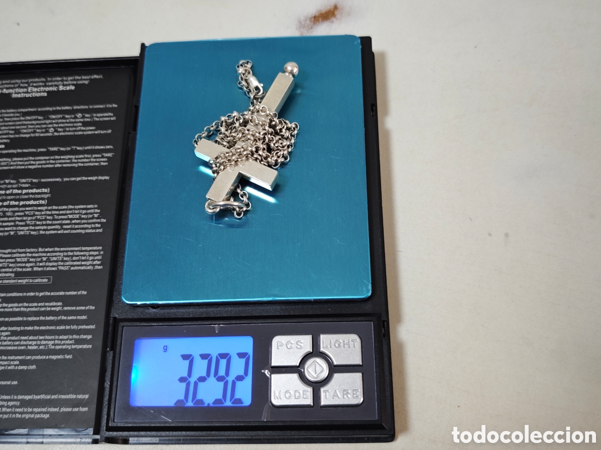 Joyeria: CRUZ Y CADENA DE PLATA DE LEY 60 CM - Foto 12