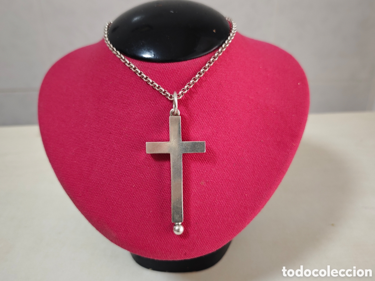Joyeria: CRUZ Y CADENA DE PLATA DE LEY 60 CM - Foto 1