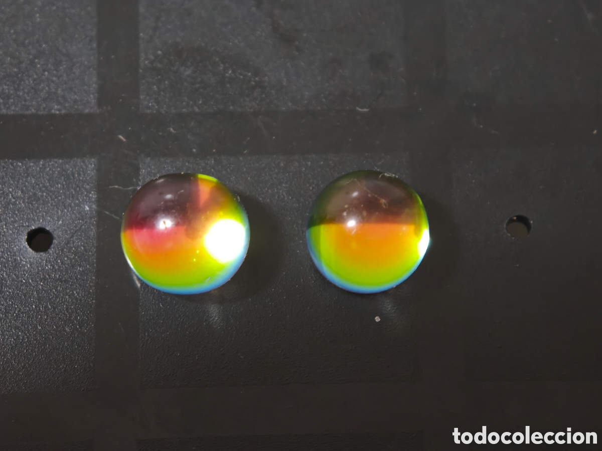Joyeria: PENDIENTES DE PLATA DE LEY Y CRISTALES DE COLORES - Foto 2