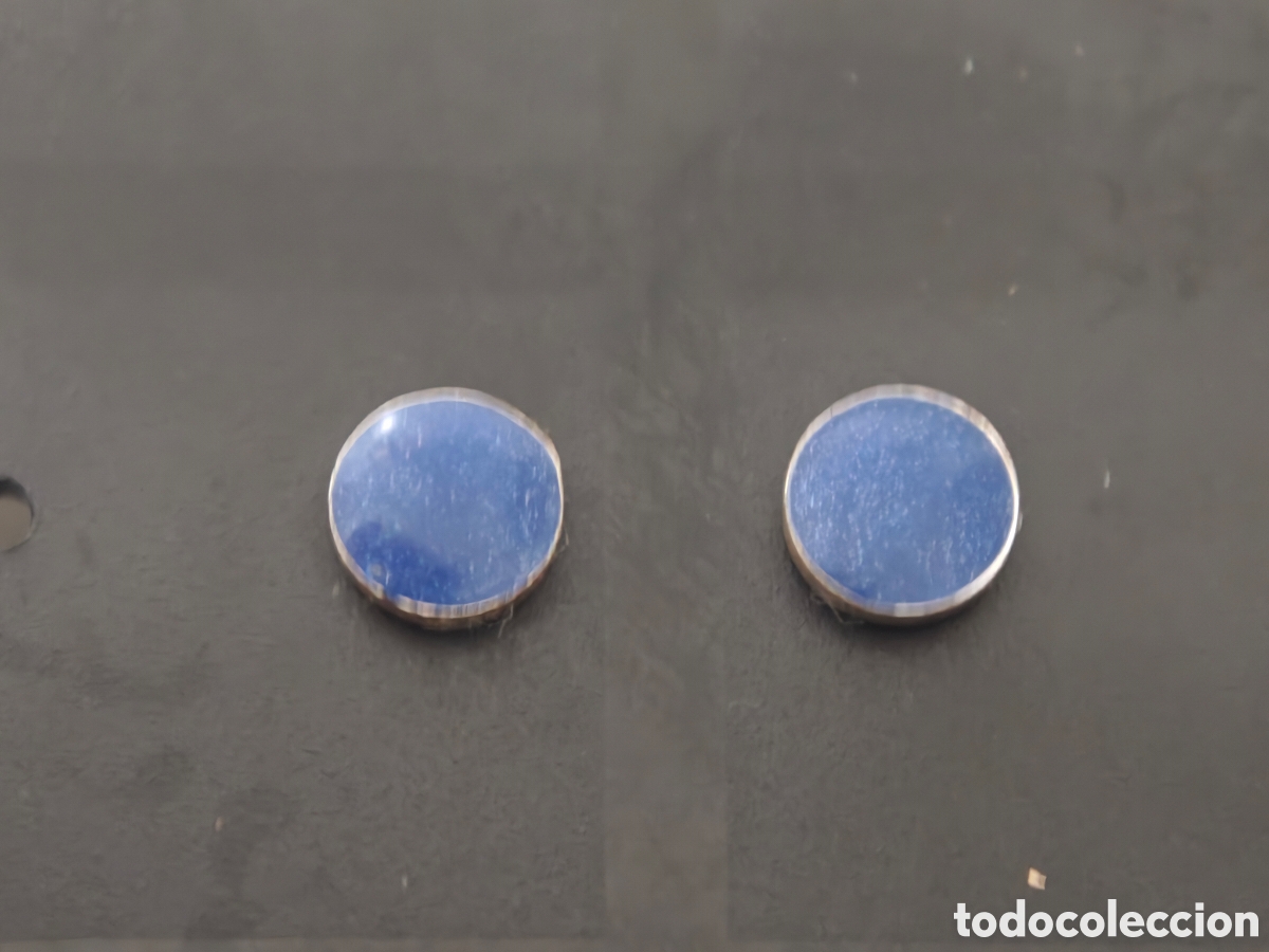 Joyeria: PENDIENTES DE PLATA DE LEY Y PIEDRAS AZUL - Foto 2