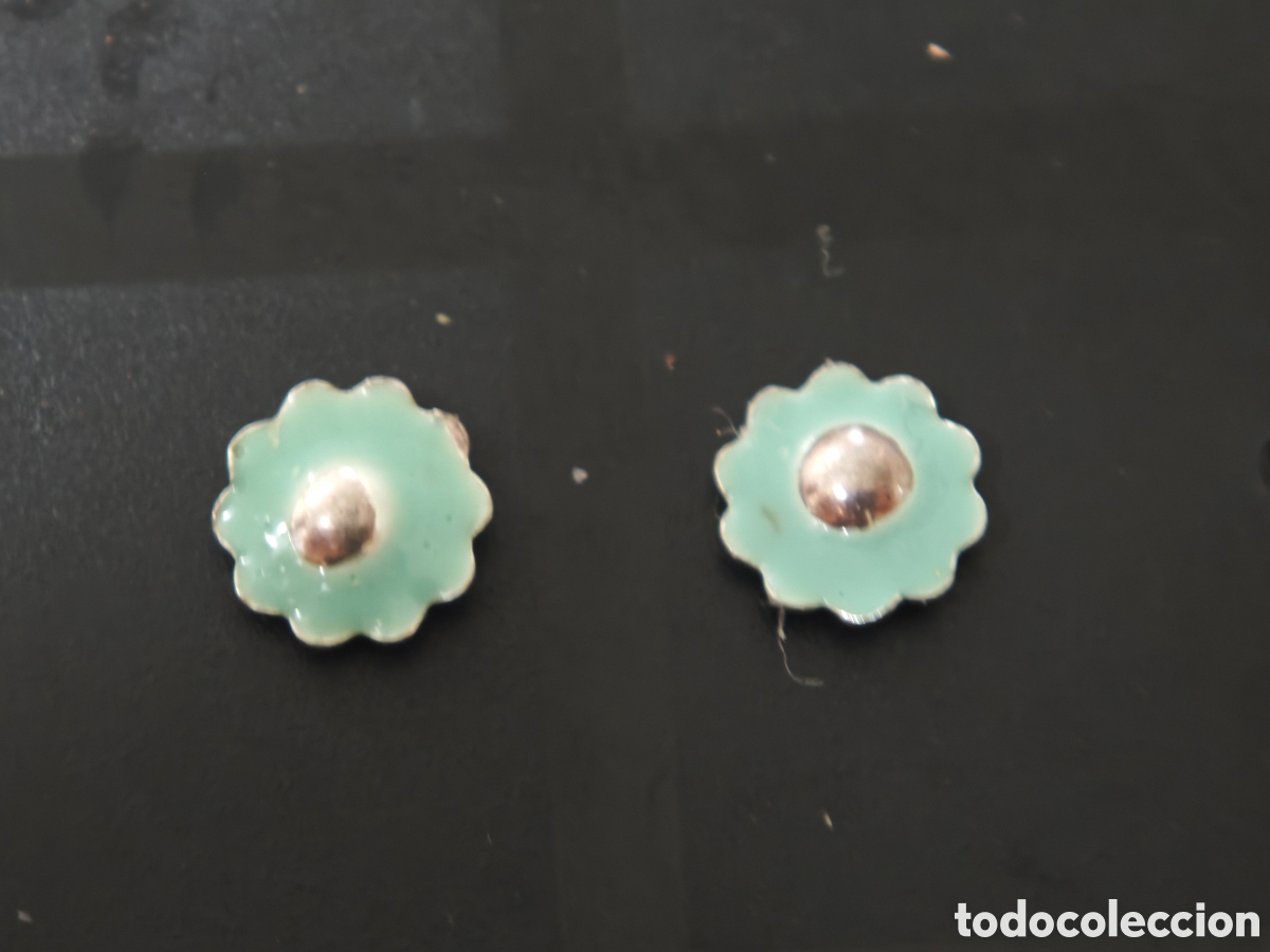 Joyeria: PENDIENTES DE PLATA DE LEY Y ESMALTE - Foto 2