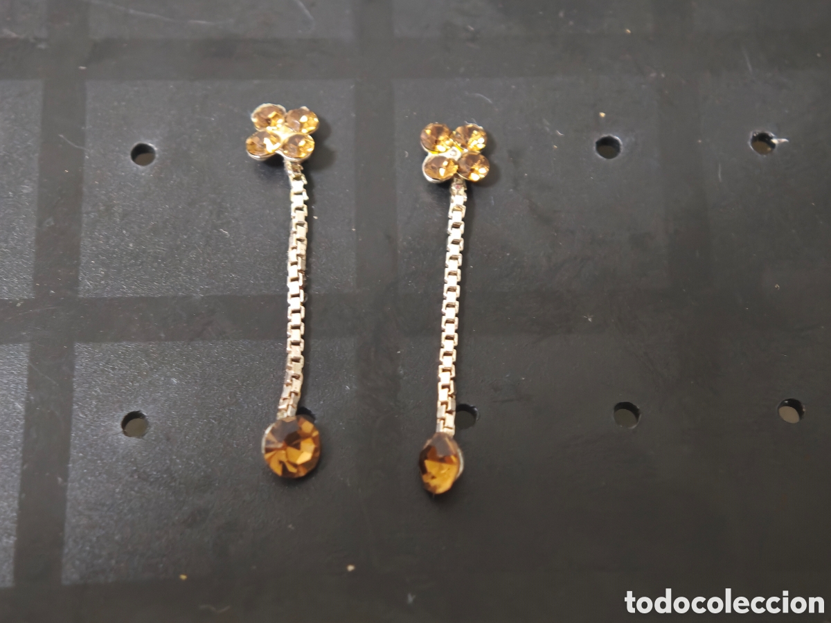 Joyeria: Pendientes de plata de ley y cristales de colores - Foto 2